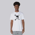 Camiseta Oakley Skull Heritage Logo - Masculina BRANCO