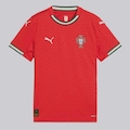 Camisa Puma Portugal Home 2025 - Infantil VERMELHO