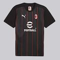 Camisa Puma Milan Pré-jogo - Masculina PRETO