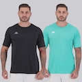 Camisa Kappa Tully - Masculina - 2 Unidades PRETO
