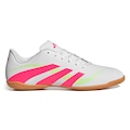 Chuteira Futsal adidas Predator Essentials 25.5 - Unissex BRANCO/ROSA