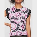 Camiseta Regata Body For Sure Estampada Cross - Feminina PRETO