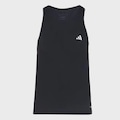 Camiseta Regata adidas Own The Run Três Listras - Masculina PRETO