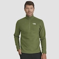 Blusão de Moletom The North Face Fleece Glacier Zip - Masculino VERDE