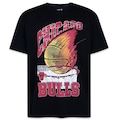 Camiseta New Era Regular Nba Chicago Bulls Core - Masculina PRETO