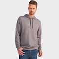 Blusão de Moletom com Capuz Acostamento Casual In24 - Masculino CINZA