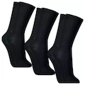 Meia Lupo Am Sport 3 Pares - Unissex PRETO