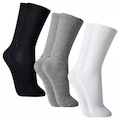 Meia Lupo Am Sport 3 Pares - Unissex BRANCO