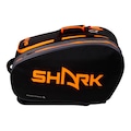 Raqueteira Beach Tennis Shark PRETO/LARANJA