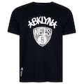 Camiseta New Era Brooklyn Nets Camuflada - Masculina PRETO