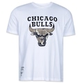 Camiseta New Era Chicago Bulls Camuflada - Masculina BRANCO