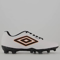 Chuteira de Campo Umbro Class Footballer - Adulto BRANCO/PRETO