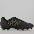 Chuteira de Campo Umbro Class Footballer - Adulto PRETO/AMARELO