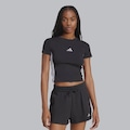Cropped Adidas 3 Stripes - Feminino PRETO