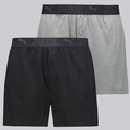 Cueca Puma Samba Canção Cotton - 2 Unidades - Masculino CINZA