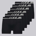 Cueca Lupo Boxer Microfibra - 6 Unidades - Masculino PRETO
