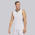 Camiseta Regata Adidas 3stripes Basketball Legends - Masculina BRANCO