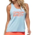 Camiseta Regata Drop Shot Enjoy 3.0 - Feminina AZUL