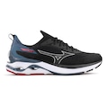 Tênis Mizuno Wave Mirai 7 - Masculino PRETO/AZUL ESC
