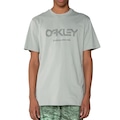 Camiseta Oakley Coral Organic Surf WT25 Stone - Masculina CINZA