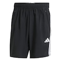 Short adidas Bold 3 Listras - Masculino PRETO/BRANCO