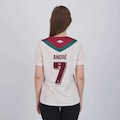 Camisa do Fluminense Umbro III 2024 7 André - Feminina BEGE