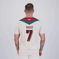 Camisa do Fluminense Umbro III 2024 7 André - Masculina BEGE