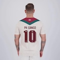 Camisa do Fluminense Umbro III 2024 10 Ganso - Masculina BEGE