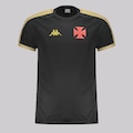 Camisa do Vasco Supporter Gold CRVG Kappa - Masculina PRETO