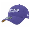 Boné Aba Curva New Era 9TWENTY Los Angeles Lakers NBA Style - Adulto ROXO