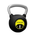 Kettlebell Rubber Kikos Pro 2kg PRETO