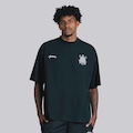 Camiseta do Corinthians Approve Collab Democracia - Masculina PRETO