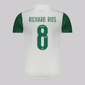 Camisa do Palmeiras Puma II 2025 8 Richard Rios - Masculina BRANCO