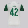Camisa do Palmeiras Puma II 2025 42 F. López - Masculina BRANCO