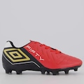 Chuteira de Campo Umbro Fifty - Infantil VERMELHO