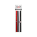 Faixa de Cabelo Yopp Silicone Antideslizante IM Brasil - 4 Unidades VERMELHO