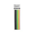 Faixa de Cabelo Yopp Silicone Antideslizante - 4 Unidades LARANJA