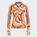 Camisa Manga Longa adidas X Farm - Feminina AMARELO