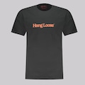 Camiseta Hang Loose Typo - Masculina PRETO