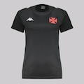 Camisa do Vasco Kappa Supporter Element - Feminina PRETO