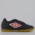Chuteira Futsal Umbro Class Footballer - Infantil PRETO/BRANCO