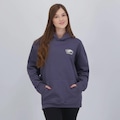 Blusão de Moletom Approve com Capuz Advance - Feminino CINZA