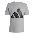Camiseta adidas Big Logo - Masculina CINZA CLA/PRETO
