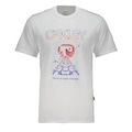 Camiseta Oakley Space Grip WT25 - Masculina BRANCO