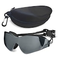 Óculos de Natação Gold Sports Fashion Pro Performance 8.0 Espelhado - Adulto PRETO