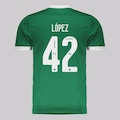 Camisa do Palmeiras Puma I 2025 42 F. López - Masculina VERDE