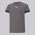 Camisa Puma Teamrise - Infantil CINZA