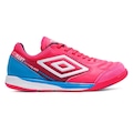 Chuteira Futsal Umbro Adamant Master Class Pro Bump - Adulto ROSA/AZUL