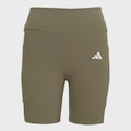 Bermuda Feminina adidas 3 Listras com Bolso VERDE