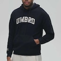 Blusão de Moletom Umbro College Concept Canguru com Capuz - Masculino PRETO